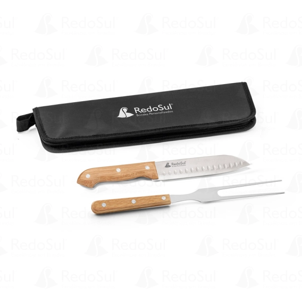 kit churrasco personalizado com estojo de nylon kit churrasco personalizado com estojo de nylon